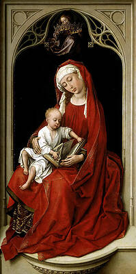 Madonna and Child Print by Rogier van der Weyden Madonna and Child Print by Rogier van der Weyden
