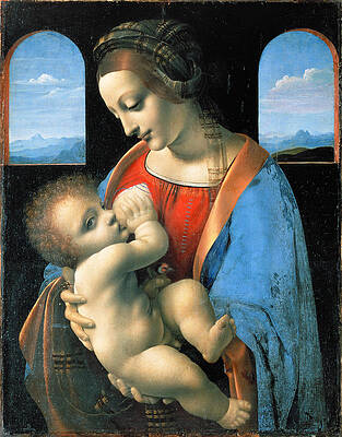 Madonna Litta Print by Leonardo Da Vinci