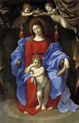 Madonna with a Chair Print by Guido Reni