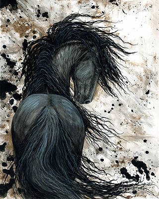 Majestic Friesian Horse 123 by AmyLyn Bihrle Majestic Friesian Horse 123 by AmyLyn Bihrle