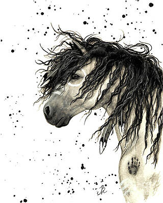 Majestic Grey Spirit Horse #44 by AmyLyn Bihrle Majestic Grey Spirit Horse #44 by AmyLyn Bihrle