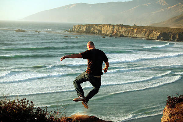 Wall Art - Photograph - Man Clicking Heels by Logan Mock-Bunting