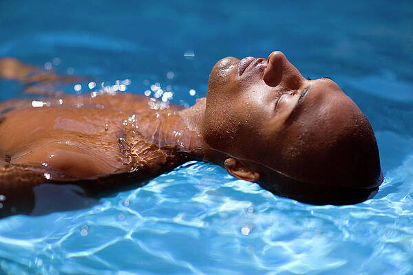 Wall Art - Photograph - Man Floating by Science Photo Library
