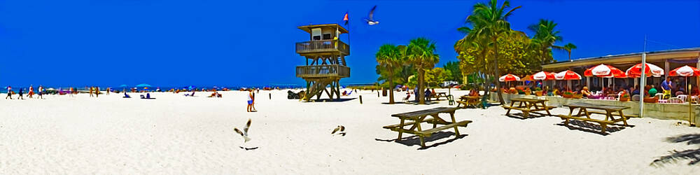 Wall Art - Photograph - Manatee Beach Cafe by Rolf Bertram