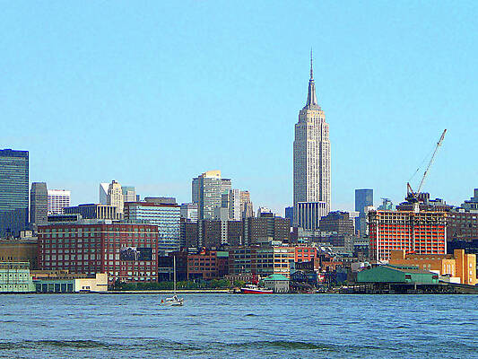 Wall Art - Photograph - Manhattan Skyline as Seen From Hoboken NJ by Susan Savad