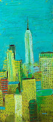 Manhattan with empire by Habib Ayat Manhattan with empire by Habib Ayat
