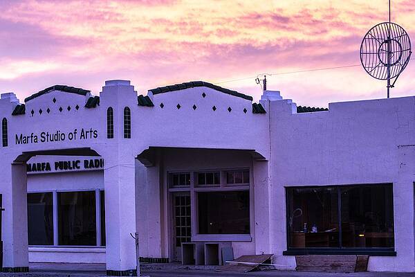 Marfa Public Radio at Sunrise by Renny Spencer Marfa Public Radio at Sunrise by Renny Spencer