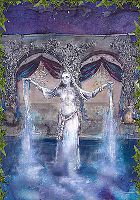  Painting - Mari of the Flowing Waters by Silk Alchemy