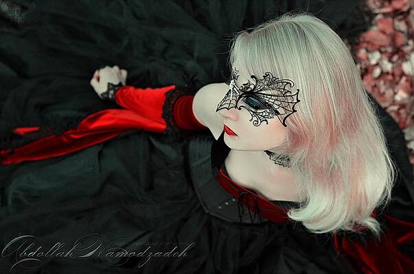 Maria Amanda - Red Nostalgia - by A.H.K  by Abdollah Hamodzadeh