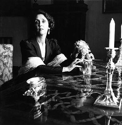 Wall Art - Photograph - Maria Josefa Fernandez De Henestrosa De Martinez by Horst P. Horst
