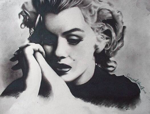 Wall Art - Drawing - Marilyn M by Samantha Howell