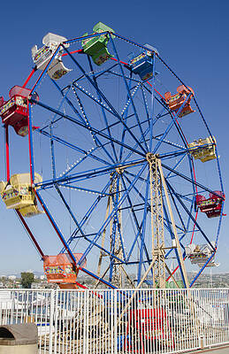 Wall Art - Photograph - Marina & Rides, Balboa Beach, Ca by Bill Bachmann