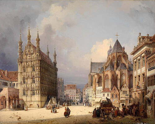 Featured Art - Marketsquare Leuven by Michael Neher