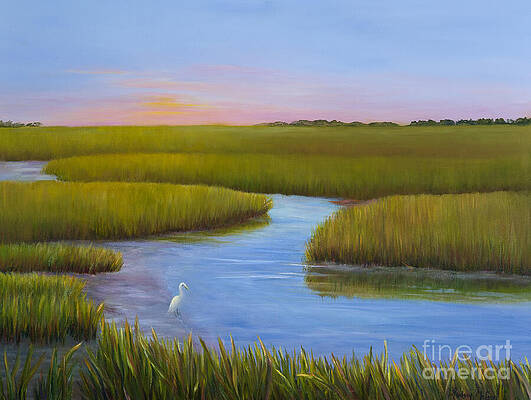 Marsh at Low Water by Audrey McLeod Marsh at Low Water by Audrey McLeod