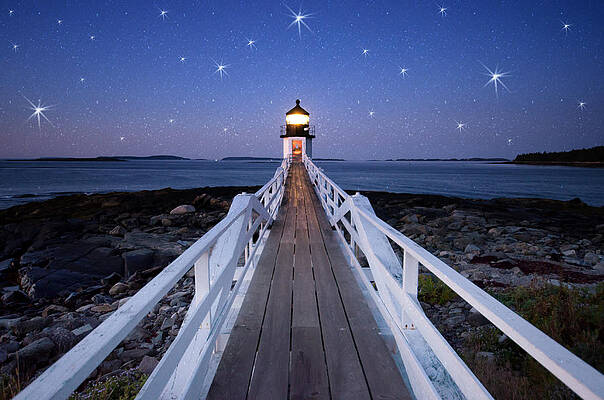 Wall Art - Photograph - Marshall Point Lighthouse by Crystal Wightman
