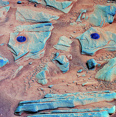 Wall Art - Photograph - Martian Rock Experiments by Science Photo Library