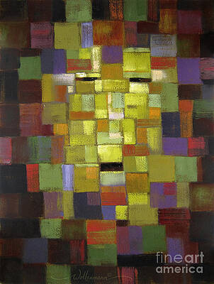 Wall Art - Painting - Mask of Color by Randy Wollenmann