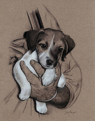 Wall Art - Painting - Master and Companion by Joseph Burger