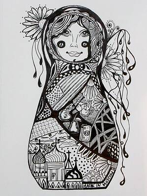 Matryoshka doll by Suzie Crawford