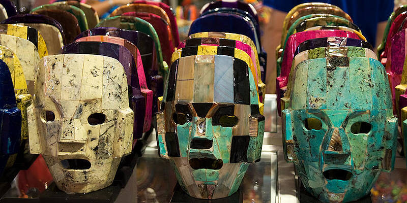 Mayan Masks by Sandy Scharmer Mayan Masks by Sandy Scharmer