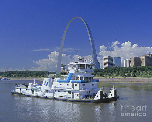 MEMCO Towboat in St Louis by Garry McMichael MEMCO Towboat in St Louis by Garry McMichael