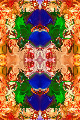 Wall Art - Digital Art - Merging Consciousness With Abstract Artwork by Omaste Witkowski  by Omaste Witkowski