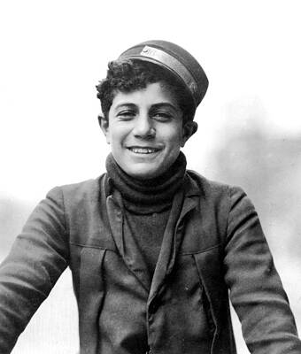 Wall Art - Photograph - Messenger Boy, Lewis Hine, 1912 by Science Source