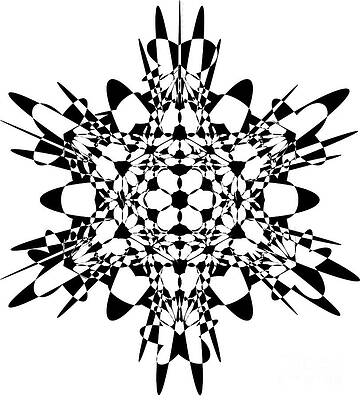  Digital Art - Metatron Cube a Version by Steven Dunn