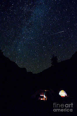 Wall Art - Photograph - Meteor And Milky Way by William H. Mullins