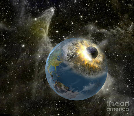 Wall Art - Photograph - Meteorite Impact With Earth by Mike Agliolo