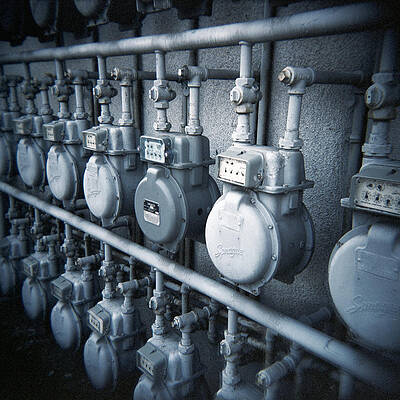Electric Meter - Fine Art Photo Print by Sabine Konhaeuser Electric Meter - Fine Art Photo Print by Sabine Konhaeuser