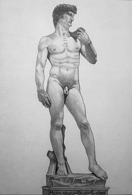 Michelangelo's David by Subhash Mathew