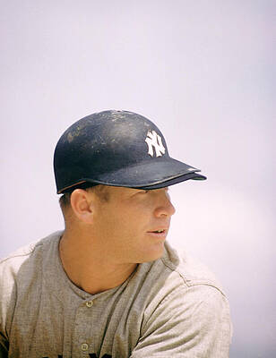 Wall Art - Photograph - Mickey Mantle Ready To Swing by Retro Images Archive
