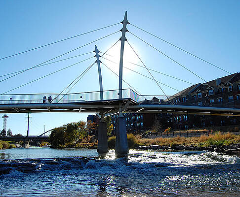 Millenium Bridge at South Platt by Mike Kidwell