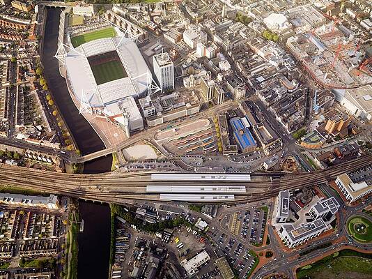 Wall Art - Photograph - Millennium Stadium by Science Photo Library