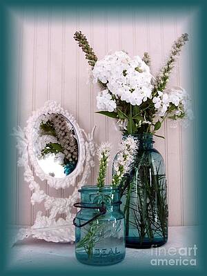 Mirrored Bouquet 1 by Margaret Newcomb Mirrored Bouquet 1 by Margaret Newcomb