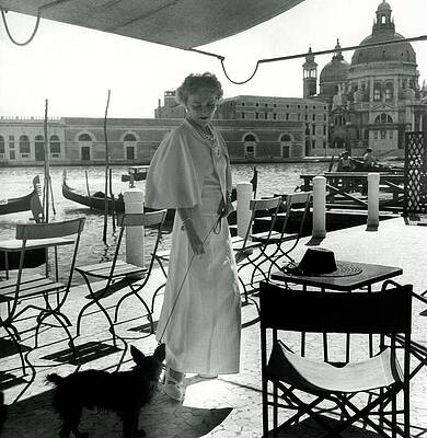 Wall Art - Photograph - Misia Sert In Venice by Horst P. Horst