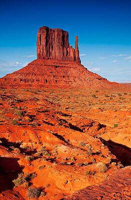 Wall Art - Photograph - Mitten Butte by Darren Bradley