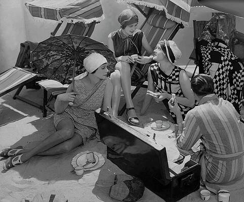 Wall Art - Photograph - Models Having A Picnic by Edward Steichen