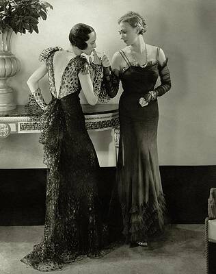 Wall Art - Photograph - Models In Evening Gowns by Edward Steichen