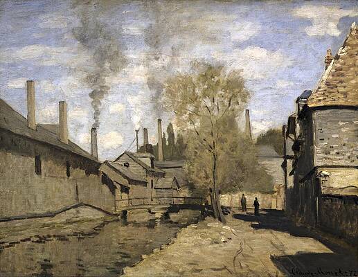 Wall Art - Photograph - Monet, Claude 1840-1926. The Stream by Everett