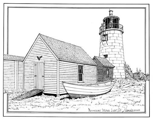Monhegan Island Light by Ira Shander Monhegan Island Light by Ira Shander