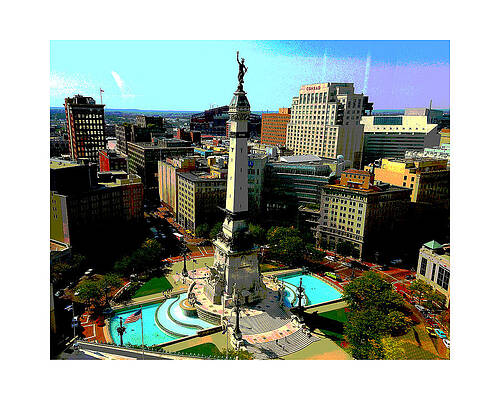 Monument Circle Indy by Rob Banayote Monument Circle Indy by Rob Banayote