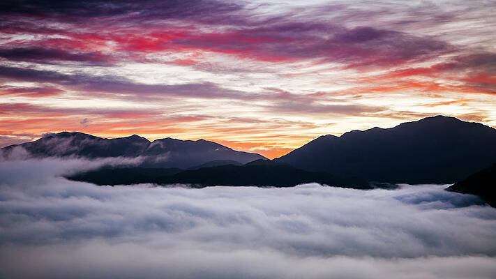 Wall Art - Photograph - Moody Sky Over Braeburn Range At Dusk by Andrew Peacock