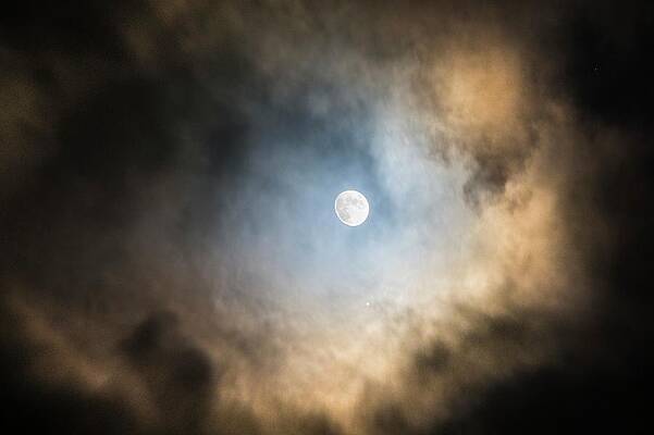 Wall Art - Photograph - Moon And Jupiter Conjunction by Science Photo Library
