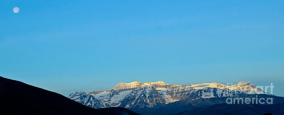 Moonset over Timpanogos by Jeff Loh Moonset over Timpanogos by Jeff Loh
