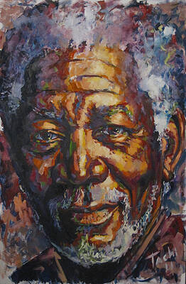 Morgan Freeman by Tachi Pintor Morgan Freeman by Tachi Pintor