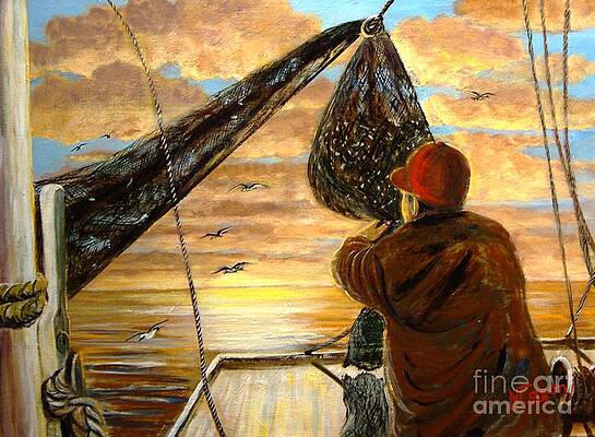 Shrimp Boat Paintings for Sale (Page #5 of 15) - Fine Art America