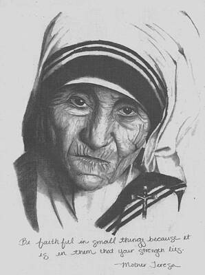 Featured image of post Mother Teresa Images Pencil Drawing The names teresa mother teresa