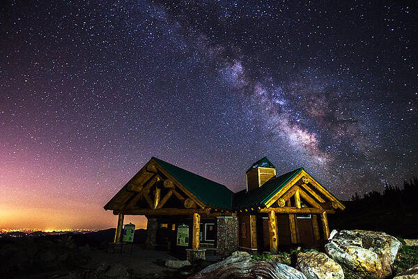 Wall Art - Photograph - Mount Evans Visitor Cabin by Darren White